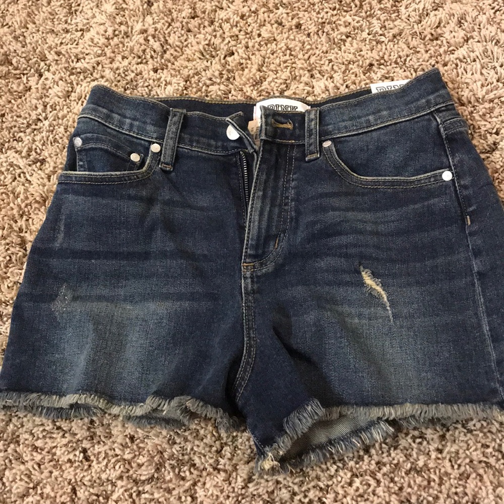 vs pink high waisted shorts